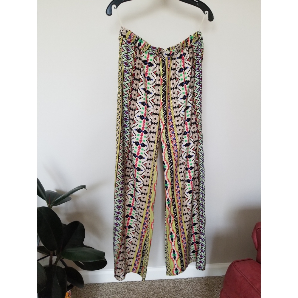 2 for $35*Tribal print loose fit palazzo pants